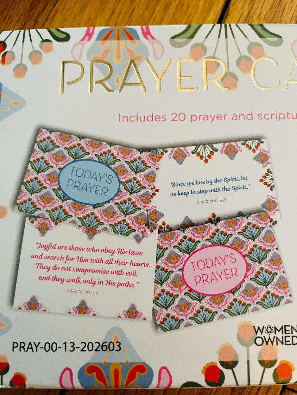 NIB! Set of 2 (40 Cards) CrownJewlz Inspirational Prayer and Scripture Cards - Picture 7 of 10